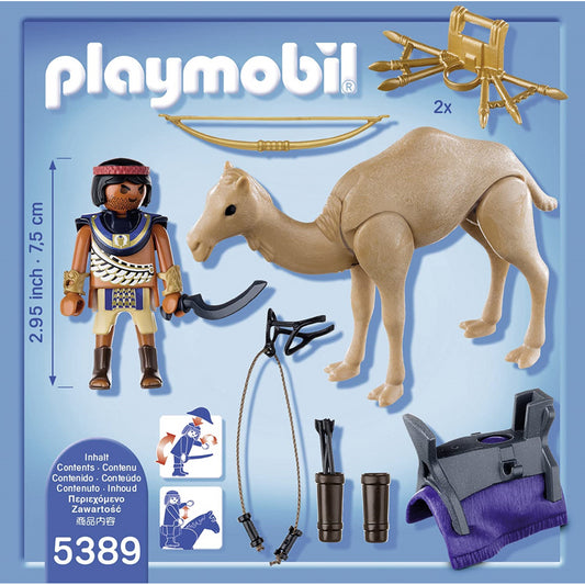 Playmobil Egyptian Warrior with Camel Figures and Accessories 5389