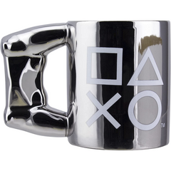 Playstation Silver Controller Mug 4th Gen