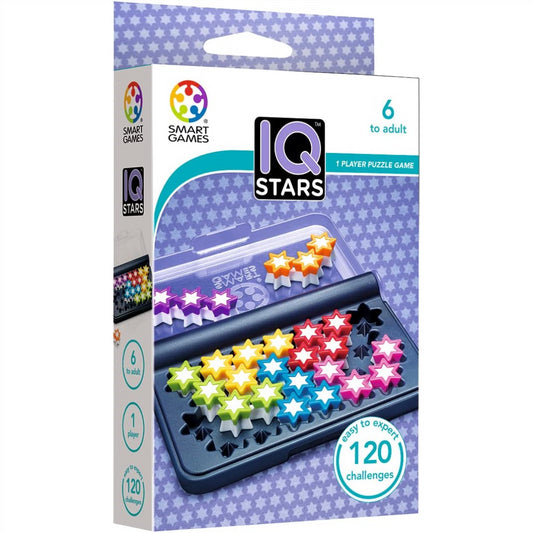 Smart Games IQ Stars Puzzle Game with 120 Challenges