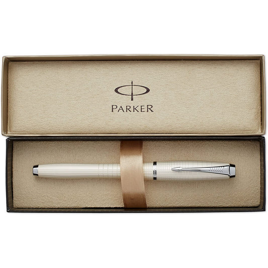 Parker Urban Premium Rollerball Pen with Gift Box - Pearl Lacquer and Chrome