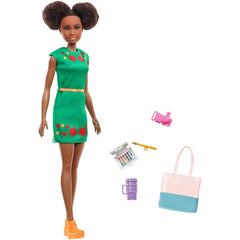 Barbie Travel Nikki Doll with Brunette Hair & 5 Accessories