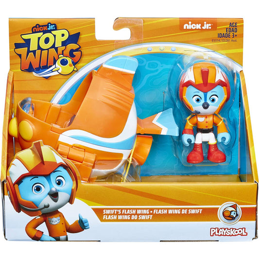 Top Wing Swifts Flash Wing Figure and Vehicle