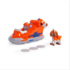Paw Patrol Rescue Knights Deluxe Vehicle & Action Figure - Zuma