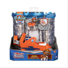 Paw Patrol Rescue Knights Deluxe Vehicle & Action Figure - Zuma
