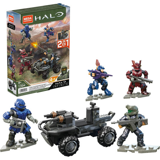 Mega Construx Halo Gungoose Gambit Vehicle and Figures Pack 135 pc