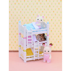Sylvanian Families Triple Bunk Beds Playset - NO FIGURES INCLUDED