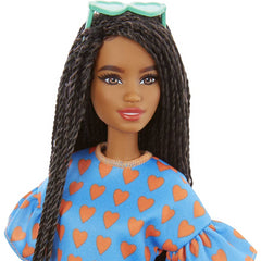 Barbie Fashionistas Doll 172 with Long Braided Black Hair