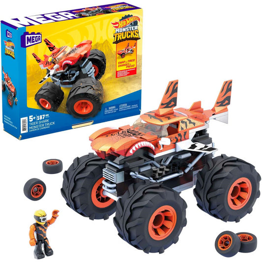 MEGA Hot Wheels Monster Trucks Building Playset with 187 Pcs