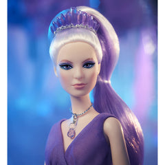 Barbie Signature Crystal Fantasy Collection Amethyst Doll & 13in Dress