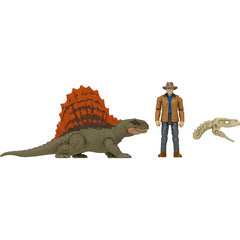 Jurassic World Dominion Dr. Alan Grant & Dimetrodon 2 Pack Figure Set