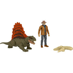 Jurassic World Dominion Dr. Alan Grant & Dimetrodon 2 Pack Figure Set