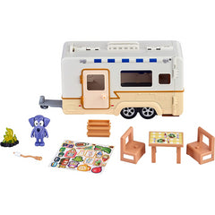 Bluey Caravan Playset with 3 Inch Figure and Picnic Accessories