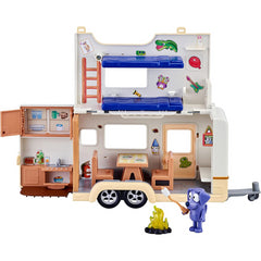 Bluey Caravan Playset with 3 Inch Figure and Picnic Accessories