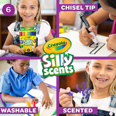 Crayola Chisel Tip Scented Markers Pack of 6