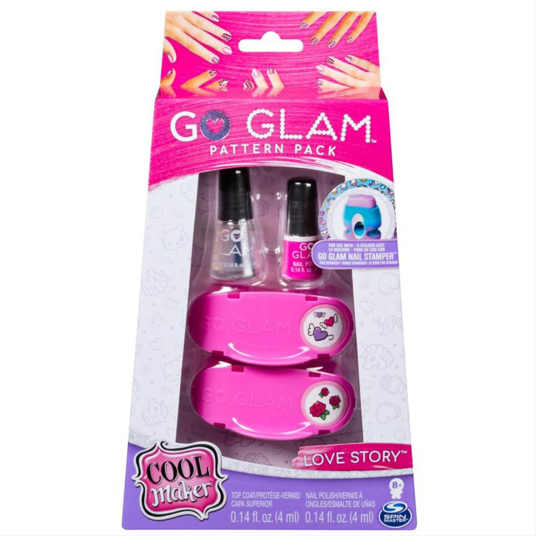Cool Maker Go Glam Love Story Pink Nails Fashion Pack - Maqio