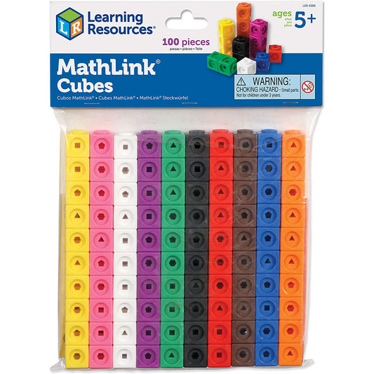 Learning Resources Mathlink Cubes Set of 100