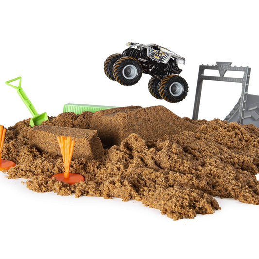 Monster Jam Kinetic Sand Dirt Deluxe Playset with Max-D Truck Vehicle - Maqio
