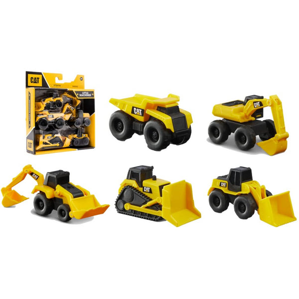 Cat Construction Little Machines 5 Pack Assortment Maqio