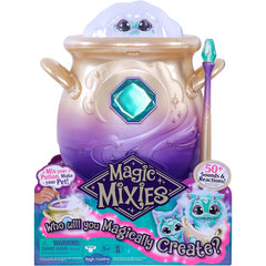 Magic Mixies Magical Misting Cauldron & Interactive 8in Plush Toy - Blue