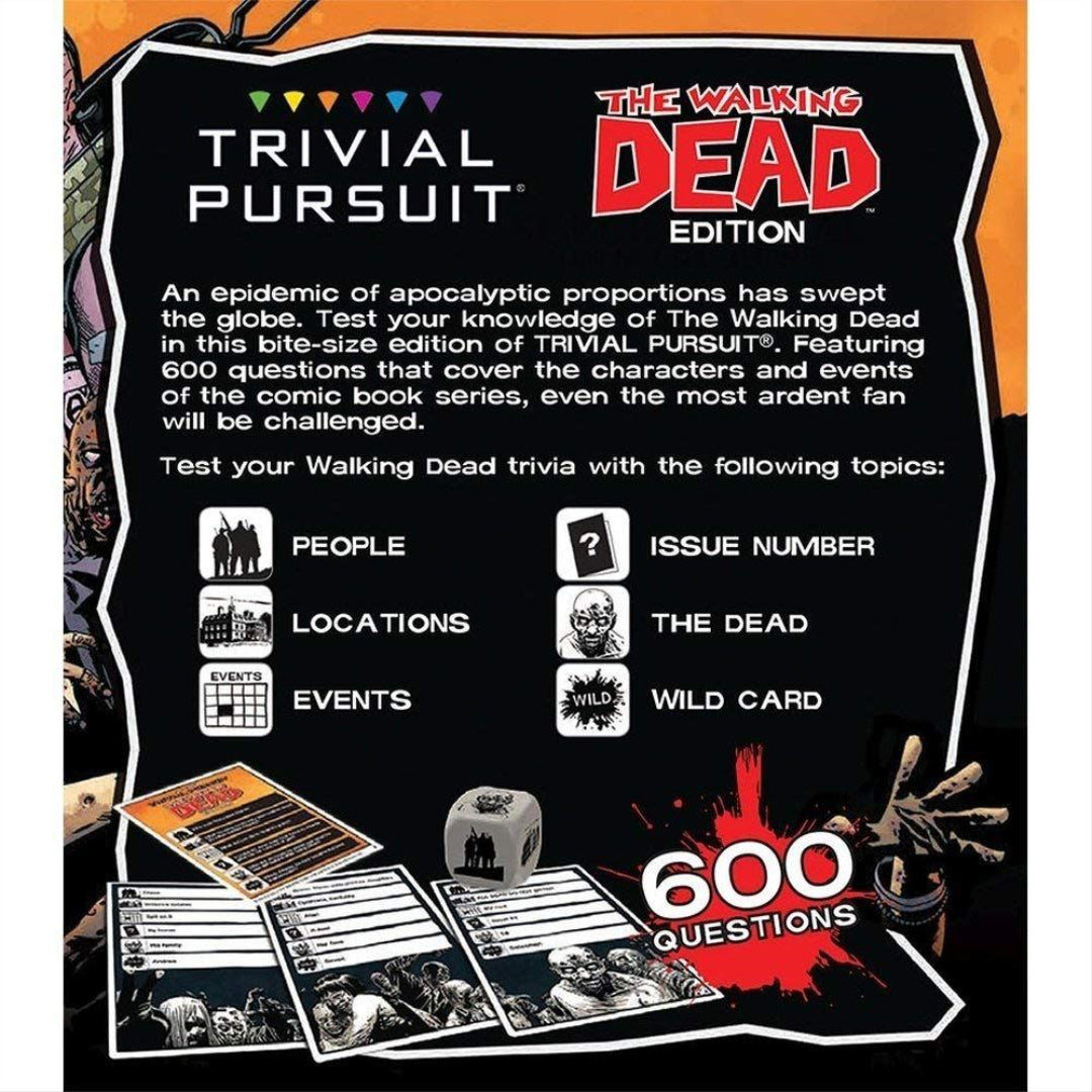 The Walking Dead Trivial Pursuit Board Game - Maqio