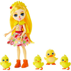 Enchantimals Dinah Duck Doll with Slosh & Family Set