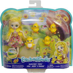 Enchantimals Dinah Duck Doll with Slosh & Family Set
