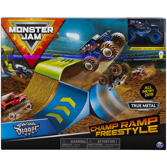 Champ Ramp Freestyle Monster Jam Vehicle Playset