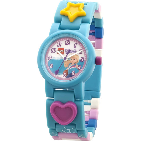 Lego Friends Girls Blue Analogue Classic Quartz Watch with Plastic Strap