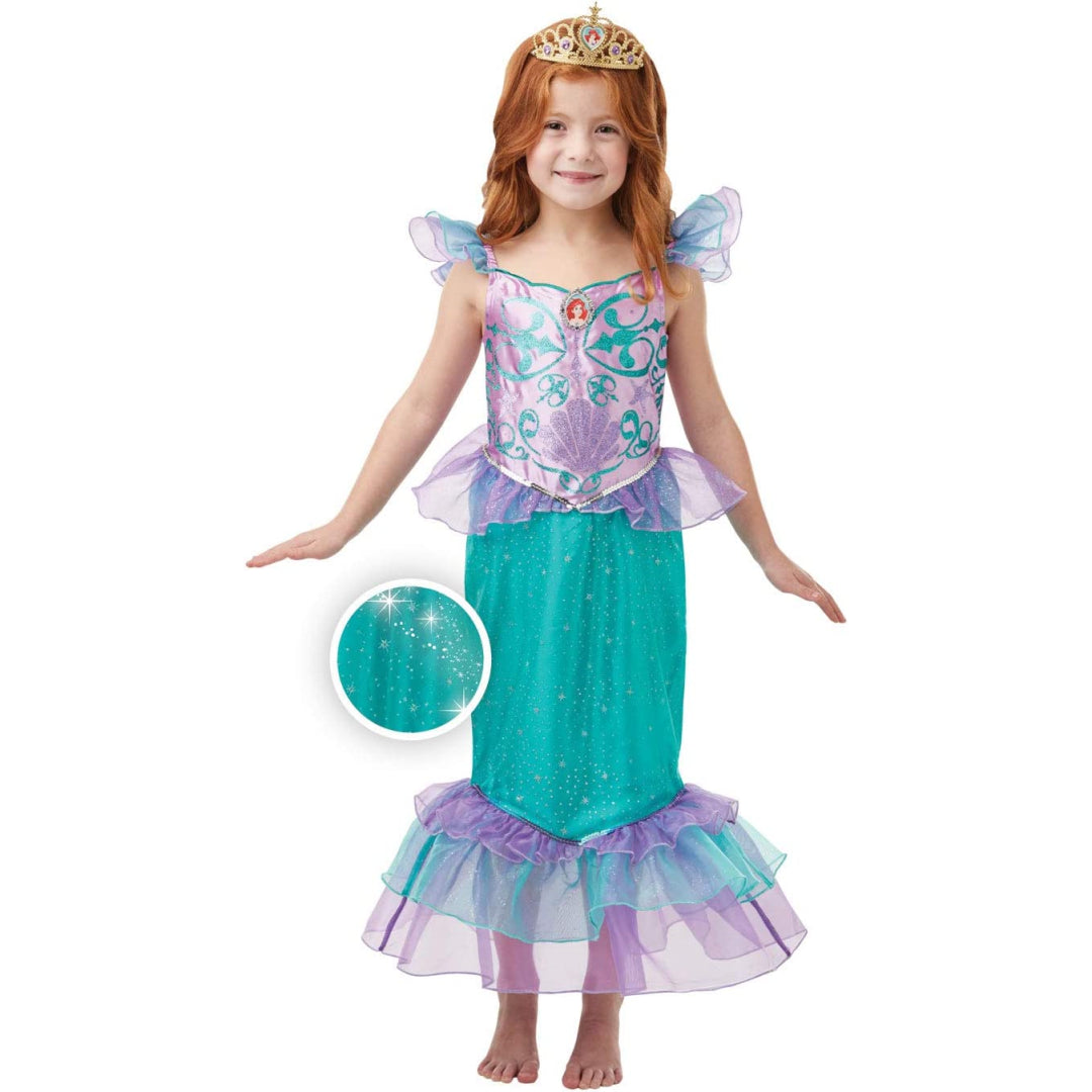 Rubie's Disney Princess Ariel Mermaid Costume Child Size Large 128cm ...