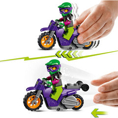 Lego City Stuntz Wheelie Stunt Bike Set & Minifigure 60296