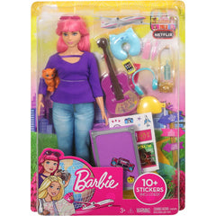 Barbie Daisy Doll and Travel Set with Kitten Luggage Guitar & Accessories