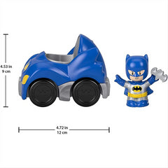 Fisher Price Batman DC Little People Super Friends Vehicle and Figure