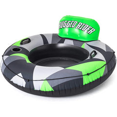Bestway Hydro-Force Rugged Rider 53" Inflatable Pool Float with Backrest and Cup Holder