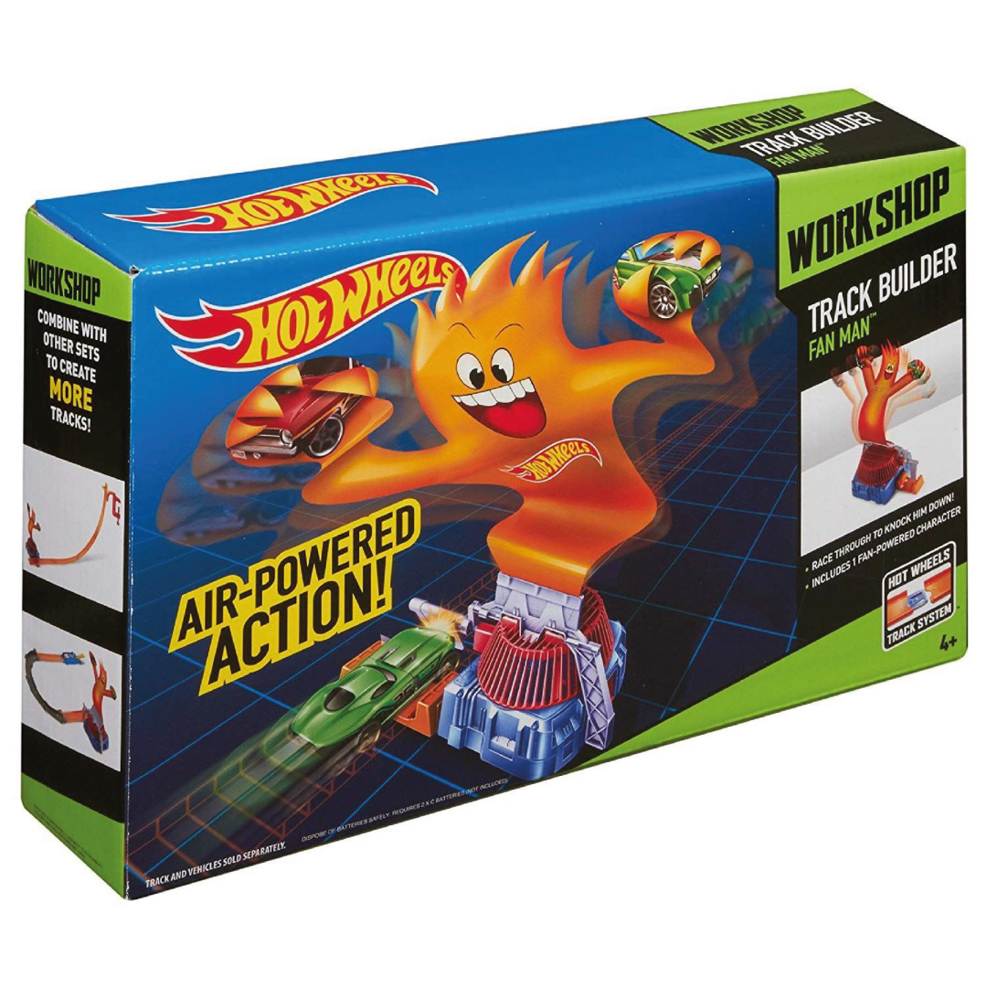 Hot Wheels BGX85 Track Builder Fan Man Accessory Workshop Toy – Maqio