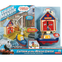 Fisher Price Thomas & Friends Trackmaster - Captain at the Rescue Centre Toy - Maqio