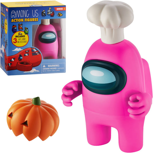 Among Us Series 2 Crewmate Figure Medium Sized - Pink