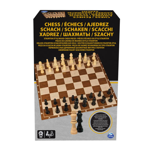 Classic Wood Chess Strategy Board Game