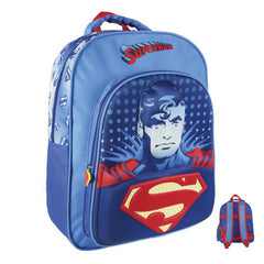 Superman 3D School Children Backpack Rucksack Travel Bag 40cm Large - Maqio