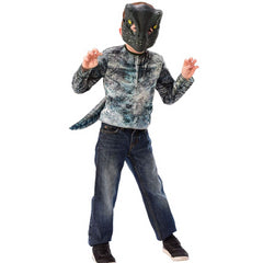Rubie's 34371 Jurassic Park World Velociraptor Blue Kids Deluxe Costume (Age 4-6 Years) - Maqio