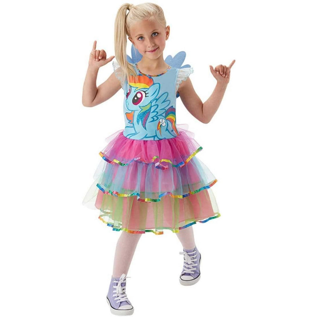 Rubie's 620099 My Little Pony Rainbow Dash Child Costume (Height 128cm, Age 7-8) - Maqio