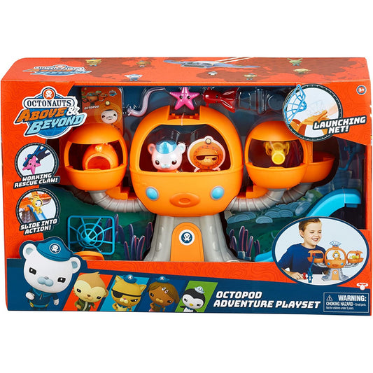 Octonauts Above & Beyond Octopod 6 Pcs Deep Sea Captain Barnacles & Net Launcher