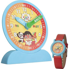 Ryan's World Time Teacher Demonstration Clock and Analogue Watch Set