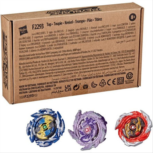 Beyblade Burst Surge Speedstorm Thunder Threat 3 Pack