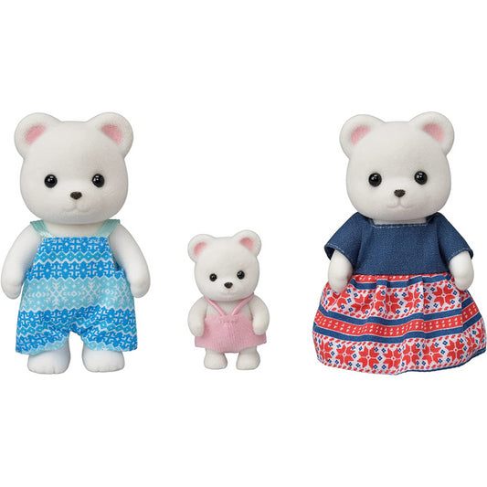 Sylvanian Families Polar Bear Family of 3 Figures