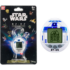 Tamagotchi Star Wars R2D2 Virtual Pet Droid with Mini-Games Key Chain - White