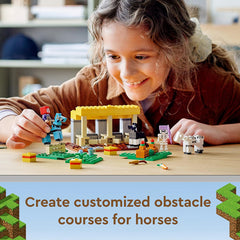 Lego Minecraft The Horse Stable Farm Toy With Figure 21171