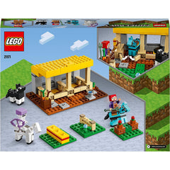 Lego Minecraft The Horse Stable Farm Toy With Figure 21171