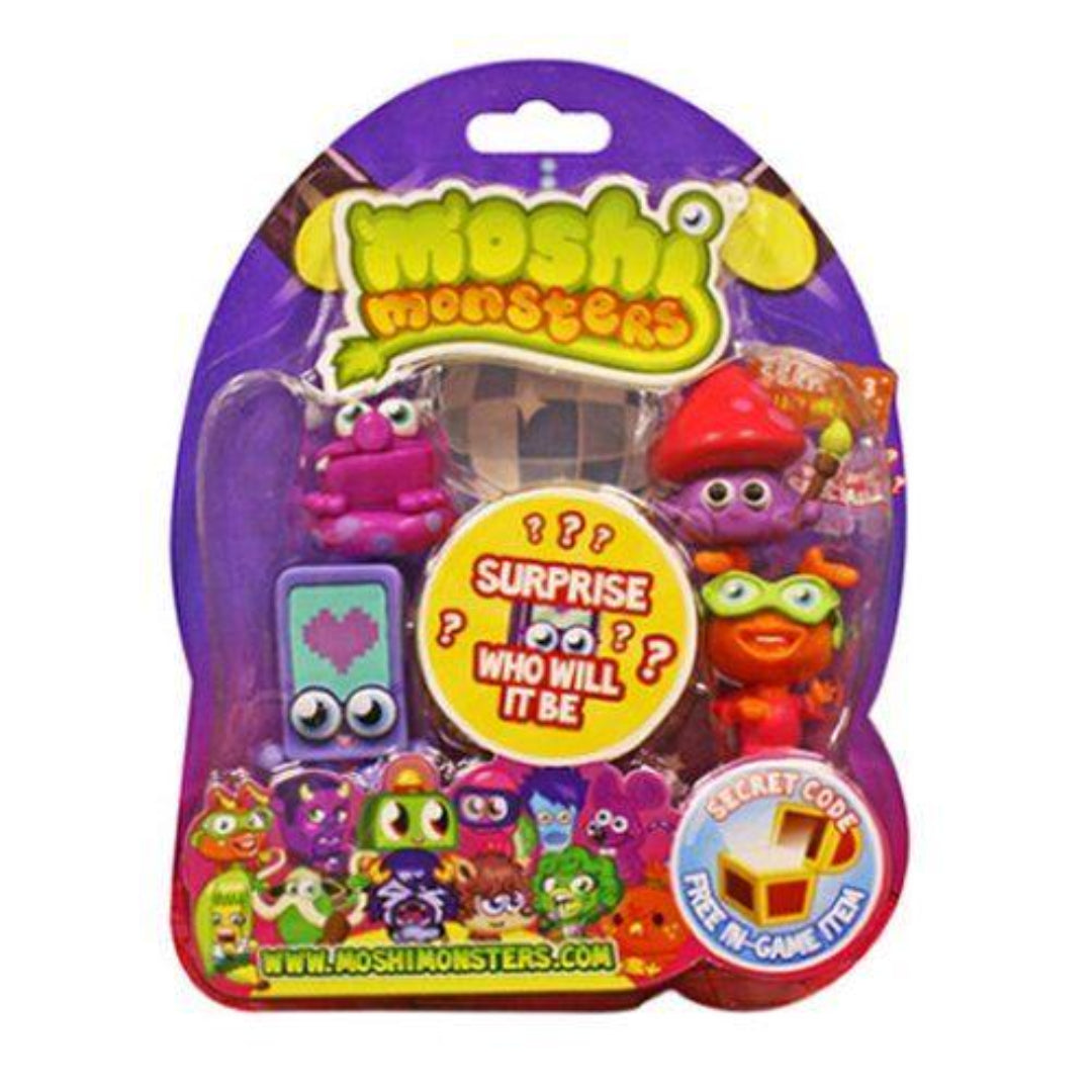 Moshi Monsters 78104 Series 3 Moshling Collectible 5 Figure Pack - Maqio