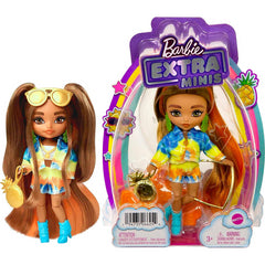 Barbie Extra Minis Doll 5.5 inch Wearing Tie-Dye Jacket & Shorts