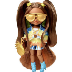 Barbie Extra Minis Doll 5.5 inch Wearing Tie-Dye Jacket & Shorts